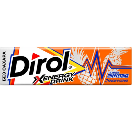 Жевательная резинка Dirol Со вкусом энергетика 13,6 гр