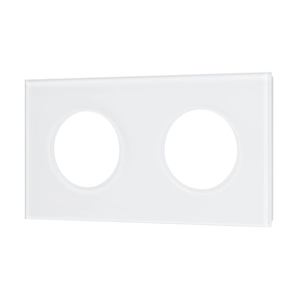 Рамка стеклянная FRM-GLARE-GC-2-WH (Arlight, -) 043835