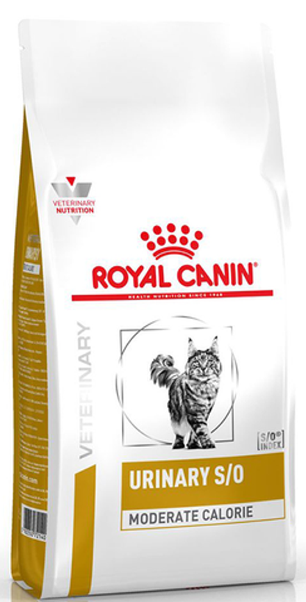 Royal Canin Vet 400г Urinary S/O Moderate Calorie Сухой корм для кошек с лишним весом при струвитах