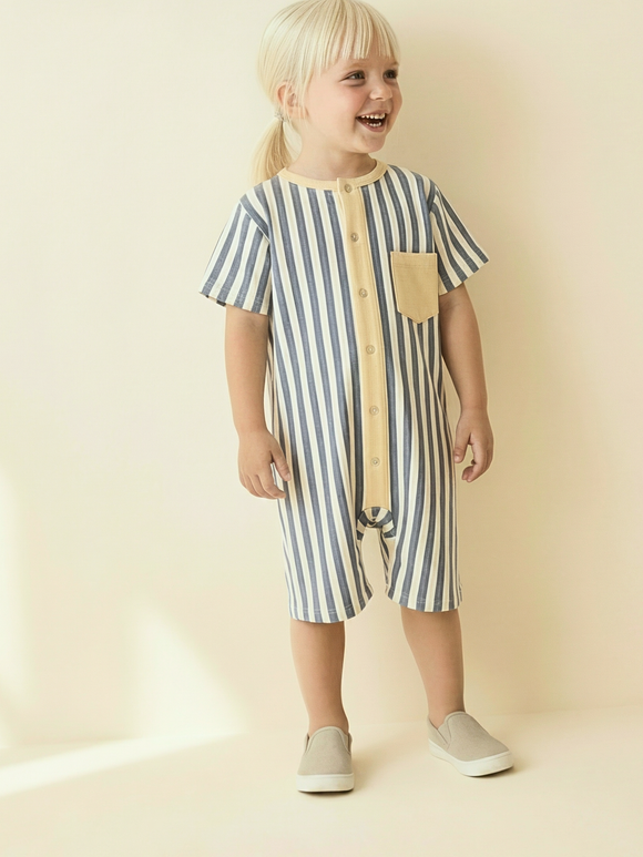 Песочник для новорожденного полоска