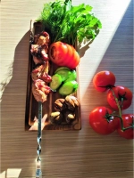 Поднос для шашлыка доска. Менажница