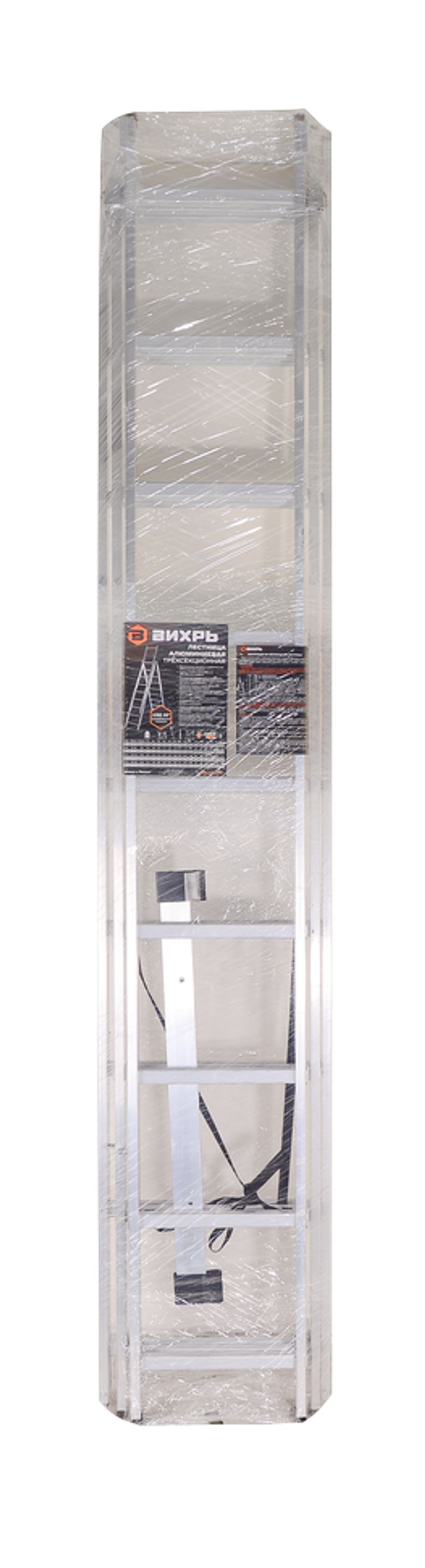 Лестница алюминиевая трехсекционная ВИХРЬ ЛА 3х9