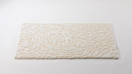 Коврик 70х120 Abyss & Habidecor Флоу 103 белый/бежевый