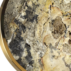 5079/50L L-VISION ODL24 209 зол/серо-бежевый/металл/натур.камень/акрил Настенный светильник с переключ.цветов.темпер. LED 50W 3000К/4000K/6000K BERGI