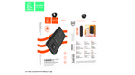 Портативный аккумулятор DENMEN DP38 10000 mAh (черный)