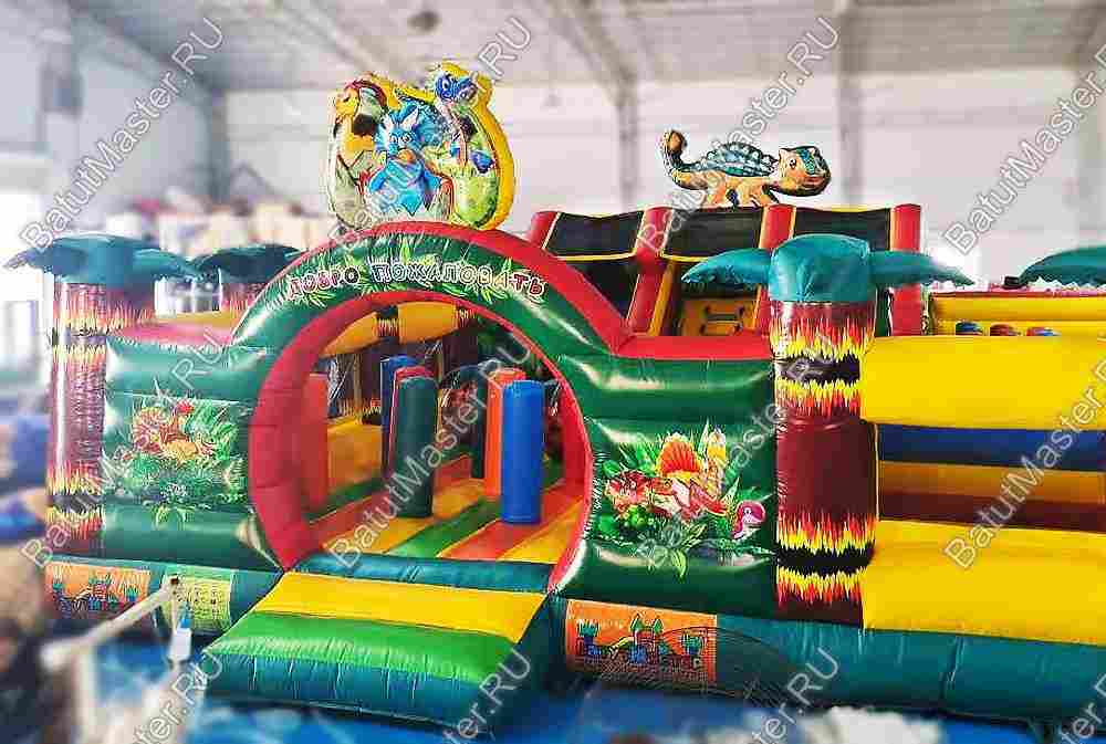Коммерческий надувной батут Приключения динозавров