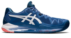 Мужские кроссовки теннисные Asics Gel-Resolution 8 - blue harmony/white