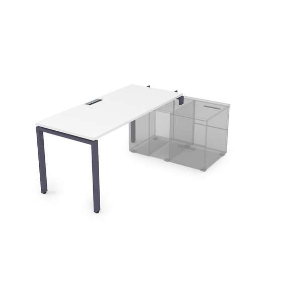 СТН-П.984 Стол системы БЕНЧ линейный три опоры, начальный (1600*800*750)