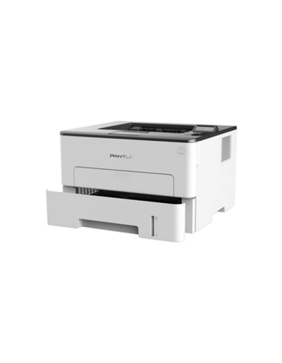 Pantum P3300DN, Printer, Mono laser, А4, 33 ppm (max 60000 p/mon), 350 MHz, 1200x1200 dpi, 256 MB RAM, PCL/PS, Duplex, paper tray 250 pages, USB, LAN, start. cartridge 6000 pages (grey)