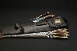 Набор шампуров в чехле "Кочевник №10 Звери большие"