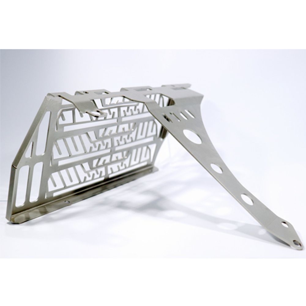 Radiator guard for Honda CRF250Rally (Rally250) (2017-2020). Stainless steel.