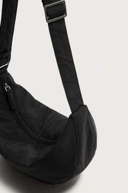 ZARA НЕЙЛОНОВАЯ СУМКА S, ЧЕРНЫЙ