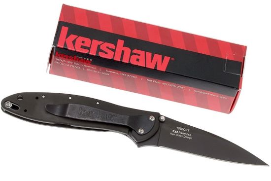 Складной нож KERSHAW Leek 1660CKT c клинком из стали Sandvik™ 14C28N, рукоять Stainless Steel