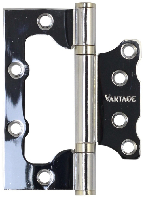 Петля без врезки 100*75*2,5 2BB-CP ( хром)