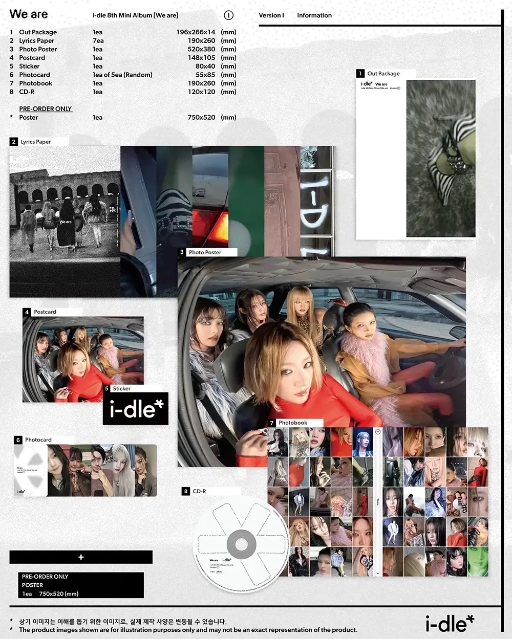 Альбом i-dle - 8th Mini Album [We are]