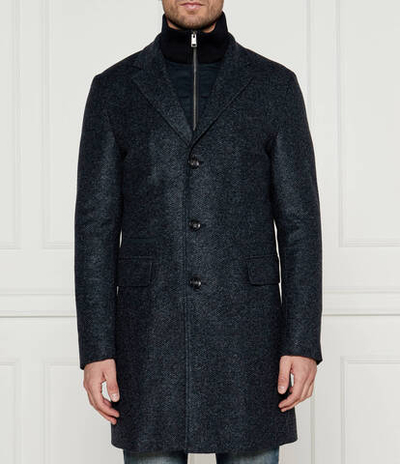 Пальто 2в1 h-hyde BOSS BLACK - темно-синий(50528131)