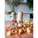 Скатерть на стол из хлопка с графичным принтом "Колосья", Russian North, 170х170 см