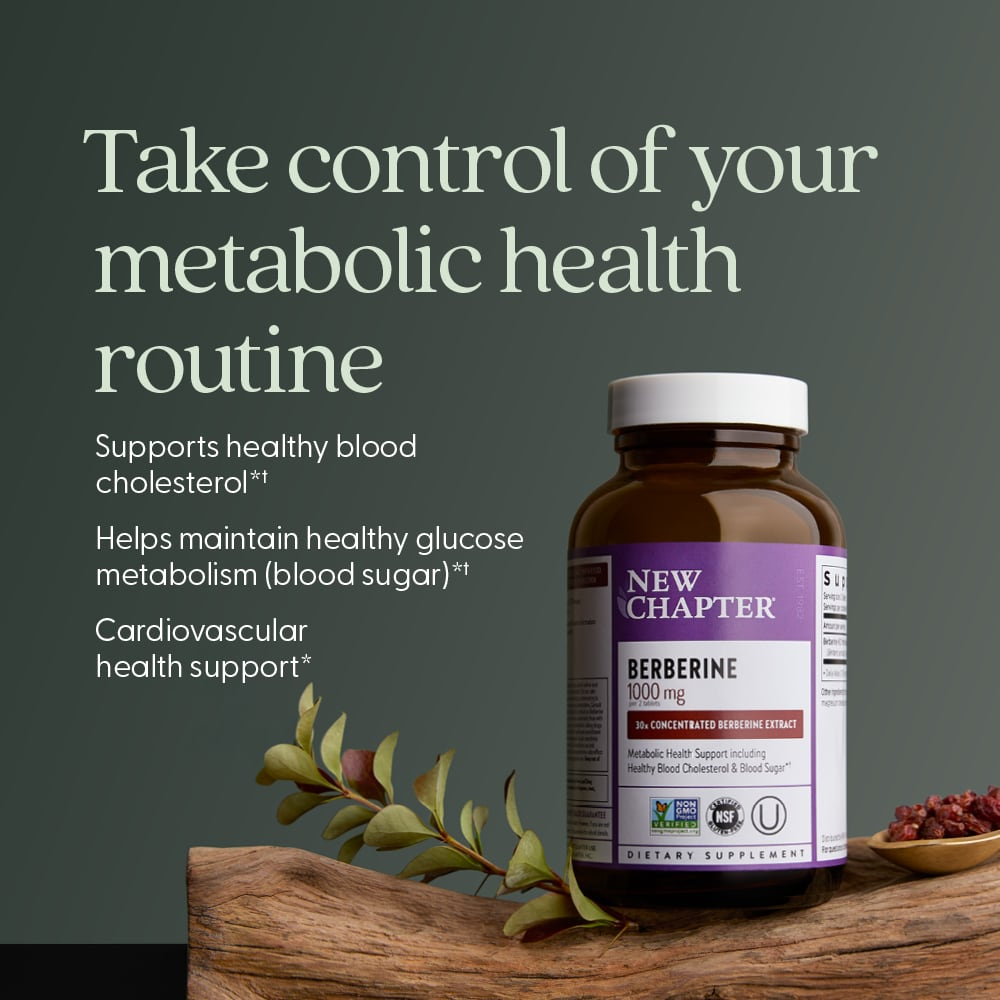 New Chapter, Berberine, 60 Vegan Tablets (500 mg per Tablet)