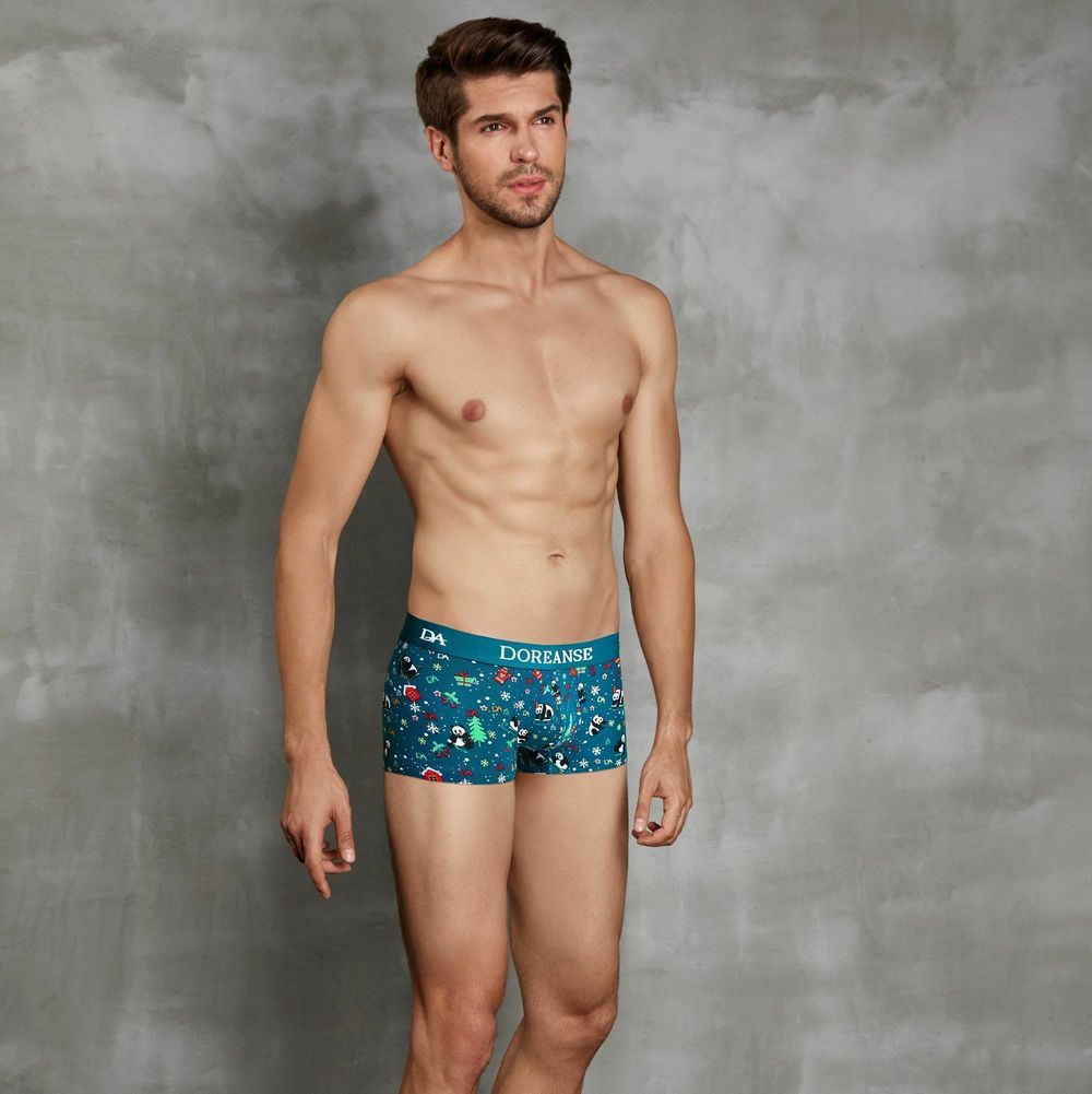 Мужские трусы хипсы зеленые Doreanse PANDA 1763