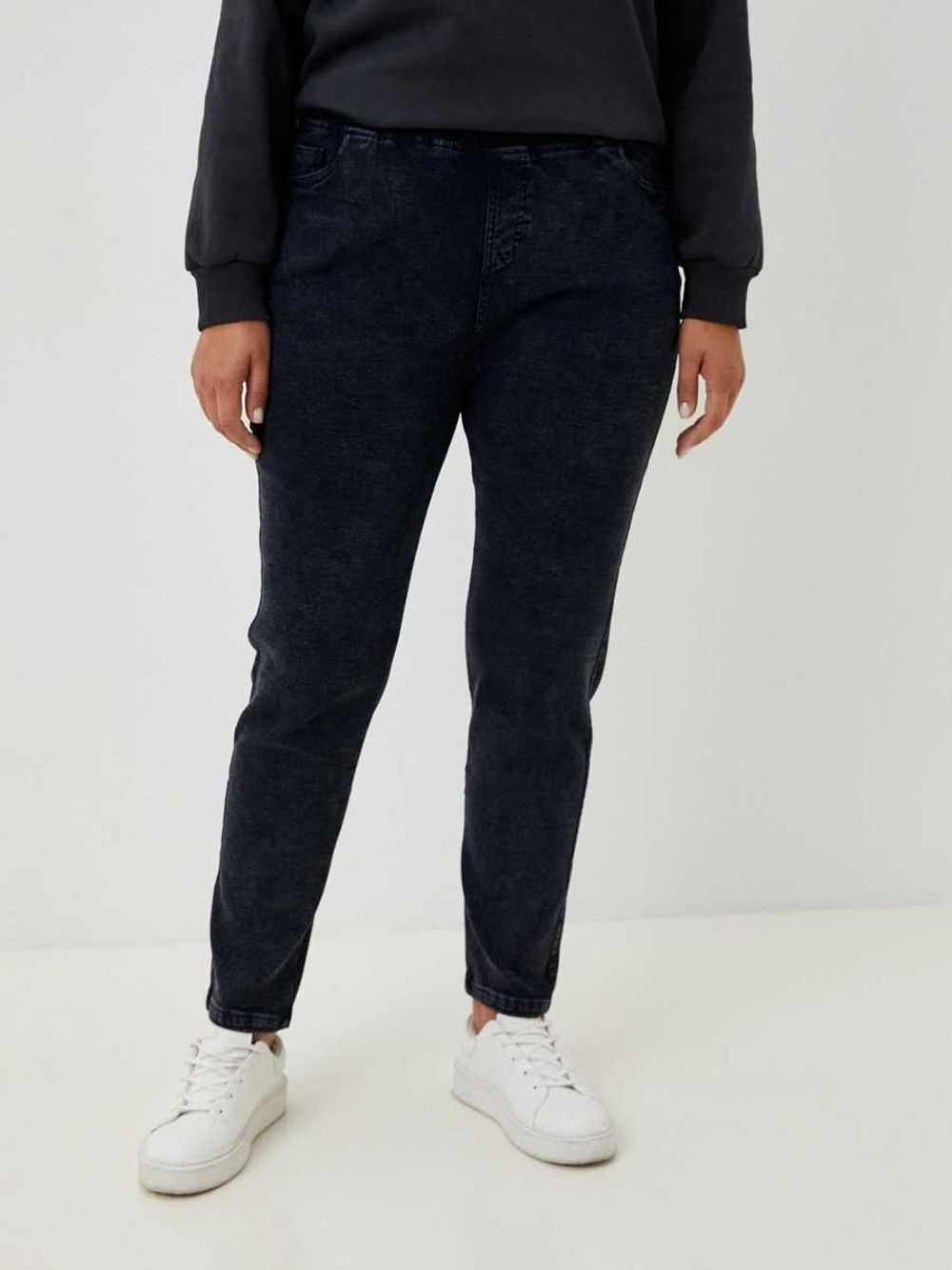 Джеггинсы утепленные больших размеров