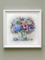 Картины на стену интерьерные на холсте 4 шт, 23*23 см