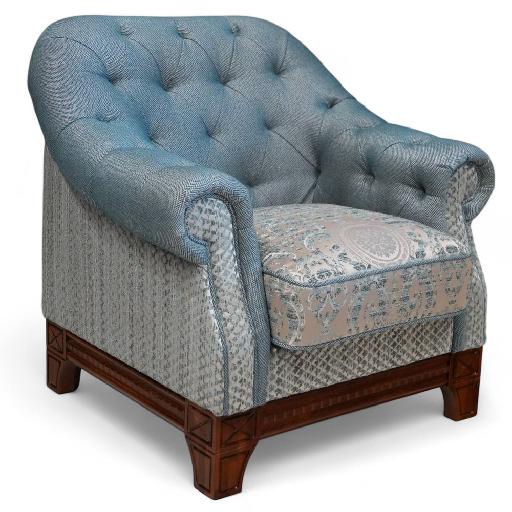 ROYAL, Ткань 25 гр. №310141, Подушки/основание 25 гр. №310140, Спинка 20 гр. №8851 , Опоры-Черешня