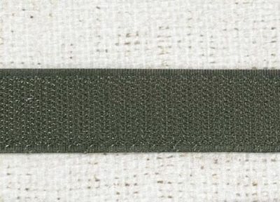 Велкро/липучка крючок, ш. 2,5 см, хаки