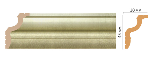 Плинтус потолочный DECOMASTER D148-373ДМ (45*30*2400мм)