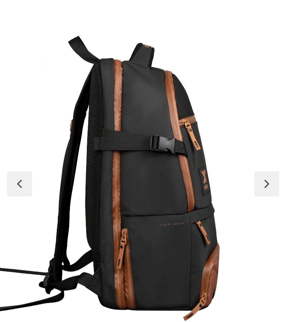 NOX MOCHILA OPEN SERIES BLACK/BROWN