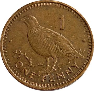 1 пенни 1988-1995 Гибралтар