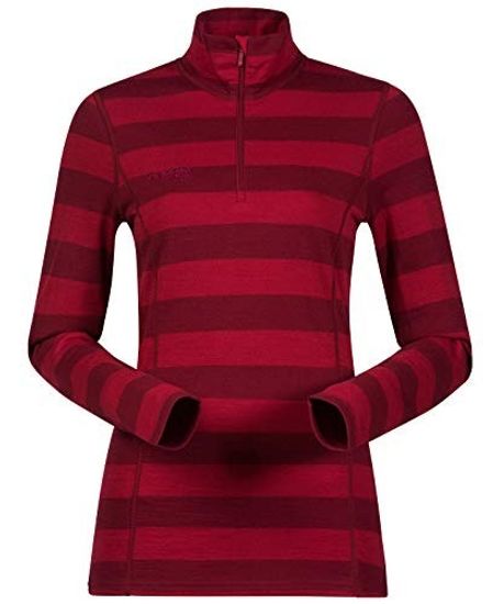 Блуза женская с длинным рукавом и высоким воротом на молнии Bergans Akeleie Half Zip 1869