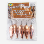 Блесна-колебалка Grows Culture Атом В (16гр), 5шт/уп