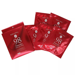 ELEGA DOLL Гидрогелевая маска для лица с фуллереном Элега Долл Фреш 98 - Fresh 98 Hydrogel Mask, 5 шт