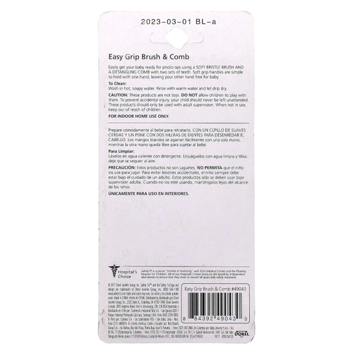 Safety 1st, расческа и щетка Easy Grip, 2 шт.