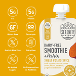 Serenity Kids, Смузи без молочных продуктов с белком, для детей от 6 месяцев, со специями из батата, 99 г (3,5 унции)