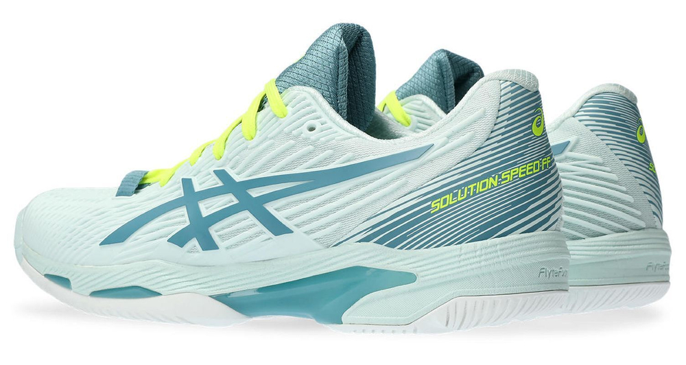 Женские теннисные кроссовки Asics Solution Speed FF 2 - soothing sea/gris blue