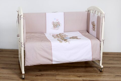 Комплект в кроватку Lappetti "Little mouse", 6 предметов