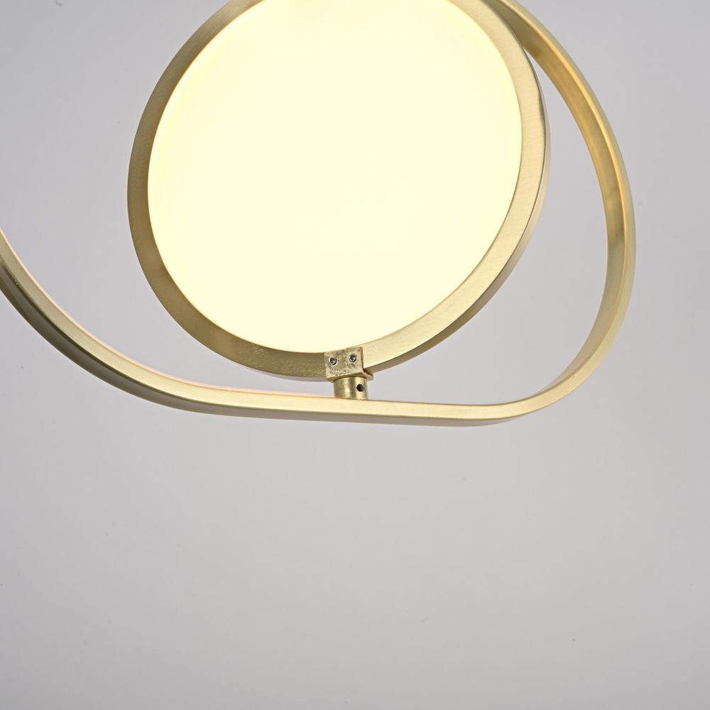 Подвесной светильник ARVET горизонтальный Золото