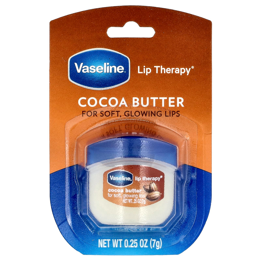 Vaseline, уход для губ, какао-масло, 7 г (0.25 унций)