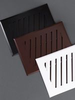 Решётка вентиляционная на магнитах Заслонка 150 х 300 Коричневая