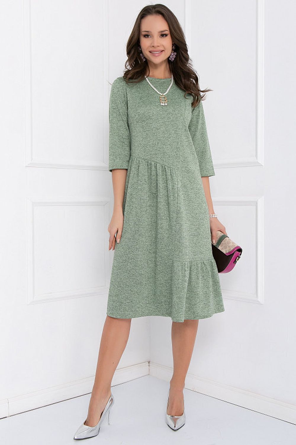 ПЛАТЬЕ КАМПАНО (МИНТ ЛЮРЕ) Bellovera (Акция)