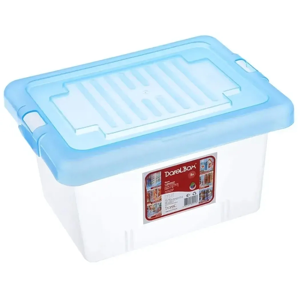 Ящик с крышкой 5л (цвета в ассортименте)