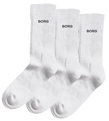 Теннисные носки Björn Borg Essential Crew 3P - белый