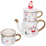 Набор чайный «Зимняя сказка» (Чайник 520мл+2кружки 200мл)
