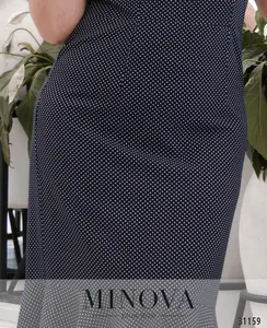 Платье 348-1-синий Minova