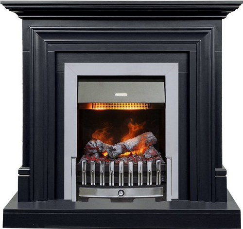 Каминокомплект Bradford - Серый графит с очагом Danville Chrome FB2