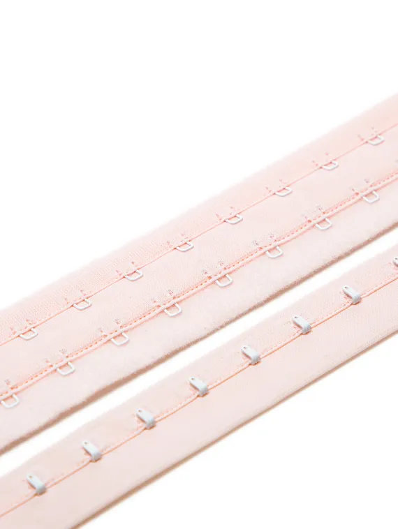 Крючки/петли на ленте, двухрядные, Arta-F, пастельно-розовый 906