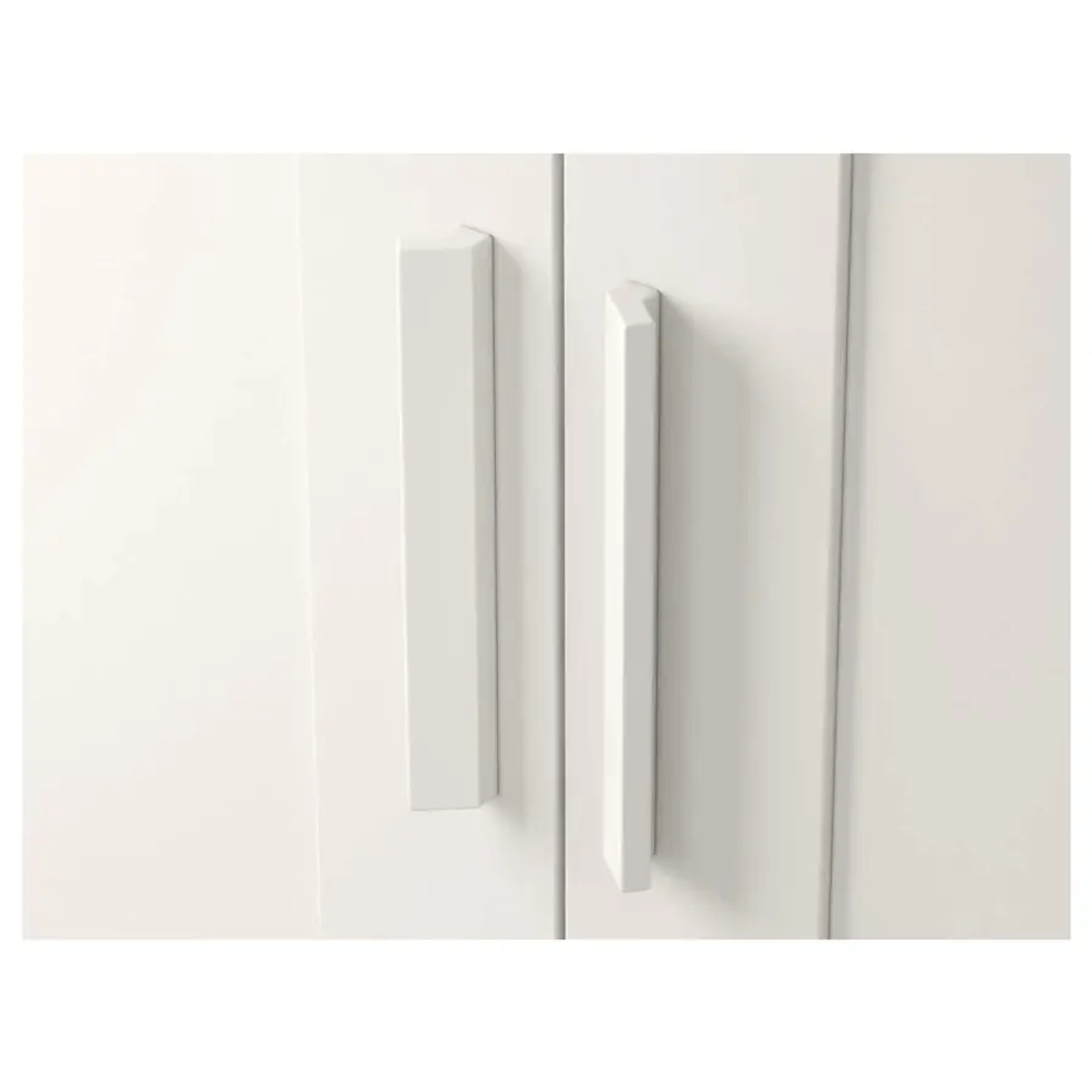 Шкаф платяной 3-дверный - IKEA BRIMNES/БРИМНЭС/БРИМНЕС ИКЕА, 117х190 см, белый,