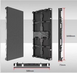 R/Cabinet F Серия 500×1000 мм Indoor — кабинет LED экрана | Прокатный экран