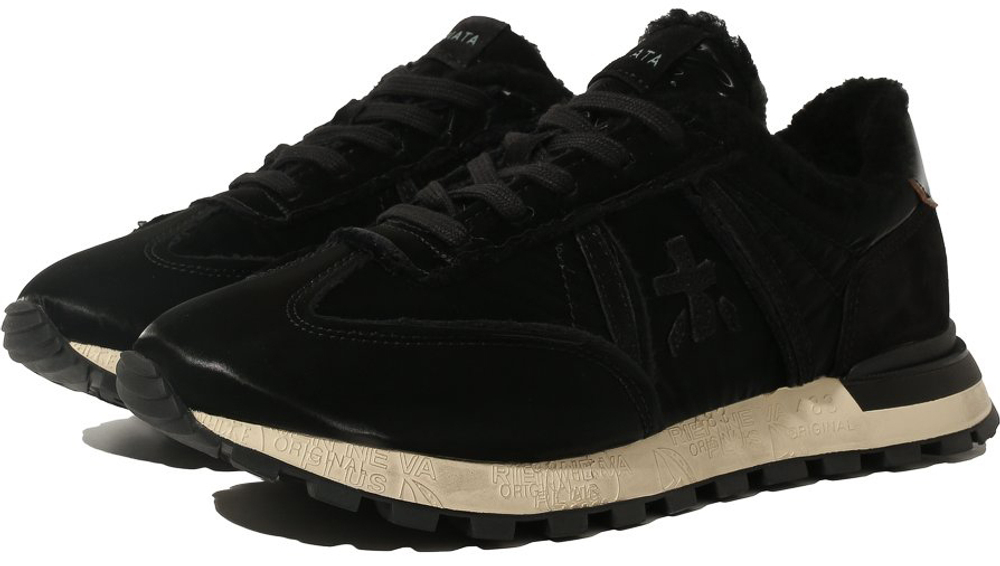 Premiata John Low D Черные с мехом